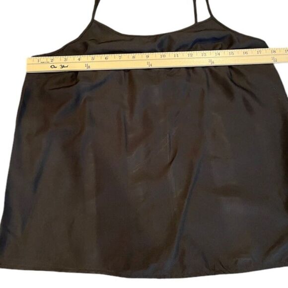 Elizabeth and James Black Camisole Cami Adjustable Spaghetti Straps Size Medium - Picture 7 of 9